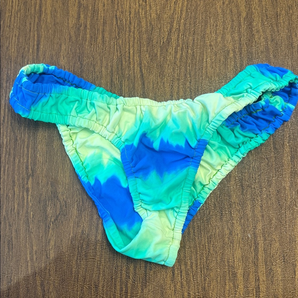 VDM The Label Ombre String Bikini Bottom Blue/Green Small